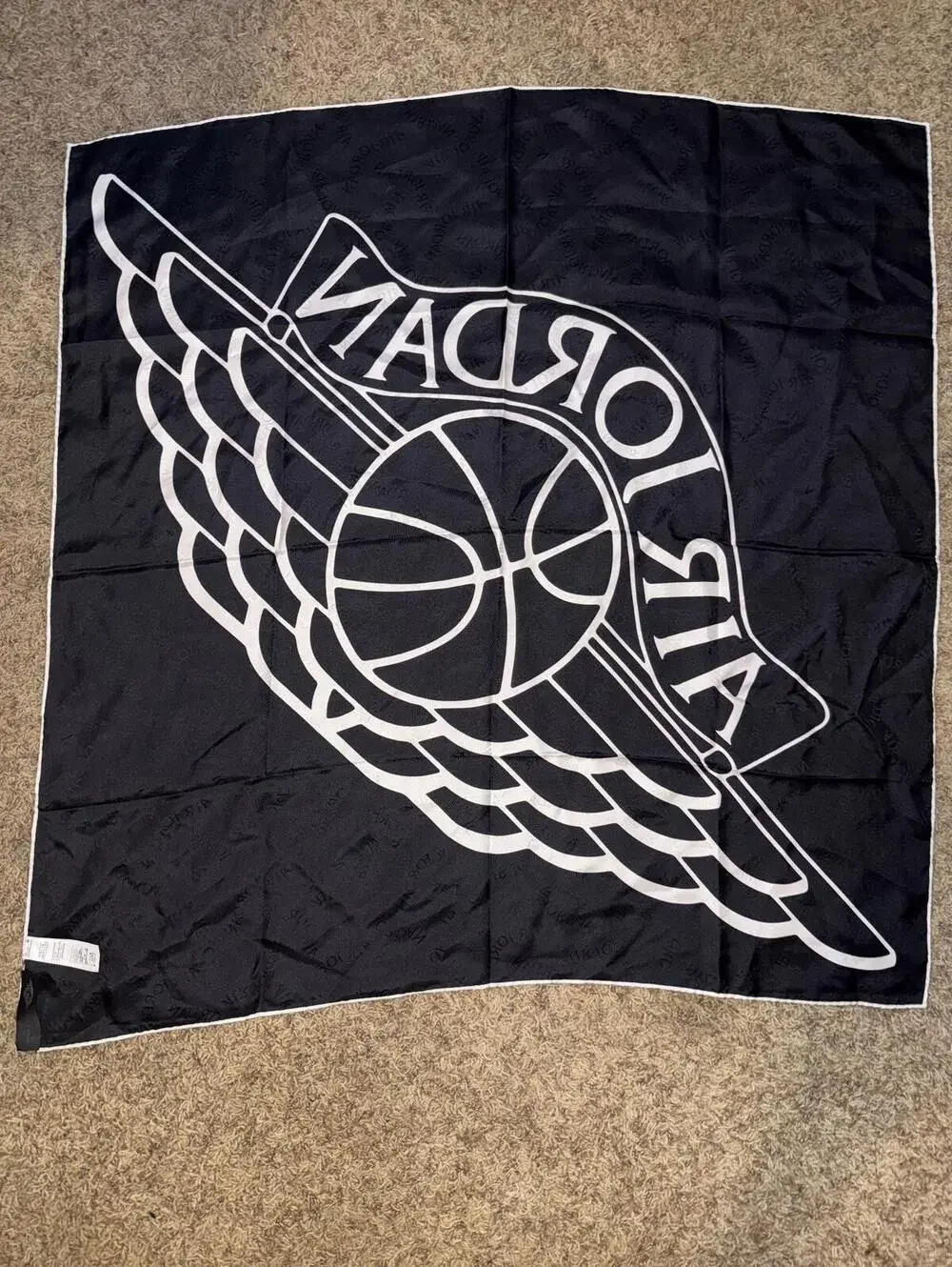Air Jordan One Wings Silk Scarf Made in Italy 100% Silk Limited